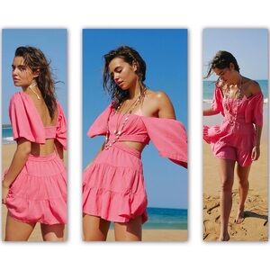 Free People Pink Mini Dress